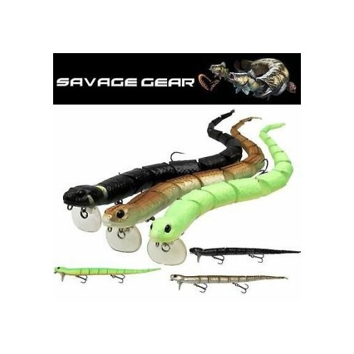 SAVAGE GEAR 3D Snake 30cm 57gr Green fluo